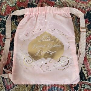 Bibbidi Bobbidi Boutique Cinch Bag Set-bag, sash and necklace